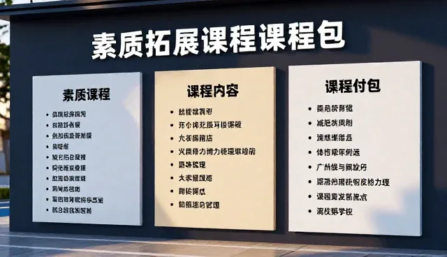 素质拓展课程内容设计的常见问题与处理方法